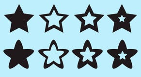 Stjärnor för plats och lekvektorillustration Arkivbilder Stjärnor för plats och lekvektorillustration Arkivbilder