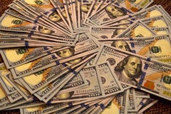 Sto dolarowych rachunków dla biznesu obrazy stock Sto dolarowych rachunków dla biznesu obrazy stock