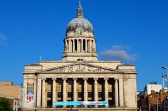 Stock image of Old architecture in Nottingham, England Royalty Free Stock Photo Stock image of Old architecture in Nottingham, England Royalty Free Stock Photo