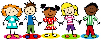 Stockzahl Kinder der ethnischen Vielfalt vektor abbildung Stockzahl Kinder der ethnischen Vielfalt vektor abbildung