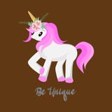 Unicorn drawing illustration with watercolor concept stock illustration Unicorn drawing illustration with watercolor concept stock illustration