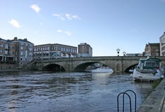Stone Bridge Over The River Ouse In York Stock Photo