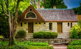 Stone house in Columbia, Maryland. stock photos Stone house in Columbia, Maryland. stock photos