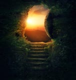 Stone rolled away royalty free stock photos Stone rolled away royalty free stock photos