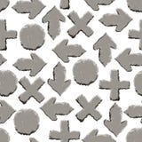 Stone signs seamless pattern stock illustration Stone signs seamless pattern stock illustration