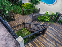 Stone staircase surrounded by greenery royalty free stock image Stone staircase surrounded by greenery royalty free stock image