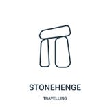 stonehenge icon vector from travelling collection. Thin line stonehenge outline icon vector illustration. Linear symbol royalty free illustration stonehenge icon vector from travelling collection. Thin line stonehenge outline icon vector illustration. Linear symbol royalty free illustration