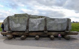 Stonehenge voorhistorisch monument, Tentoonstelling - Stonehenge, Salisbury, Engeland royalty-vrije stock foto's Stonehenge voorhistorisch monument, Tentoonstelling - Stonehenge, Salisbury, Engeland royalty-vrije stock foto's