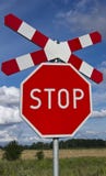 Stop And Cross Of St, Andrew Royalty Free Stock Photography