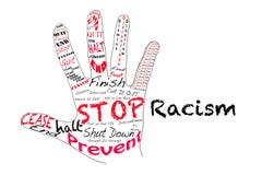 Stop Racism stock illustration Stop Racism stock illustration