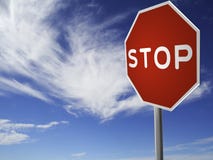 STOP Sign Royalty Free Stock Images
