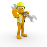 Stop under construction vector illustration Stop under construction vector illustration