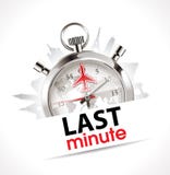 Stopwatch - Last minute - travel and tourism stock illustration Stopwatch - Last minute - travel and tourism stock illustration