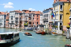 Stora Canale, Venedig Italien royaltyfria foton Stora Canale, Venedig Italien royaltyfria foton
