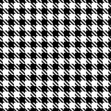 Stora sömlösa grafiska Houndstooth mönstrar svartvitt vektor illustrationer Stora sömlösa grafiska Houndstooth mönstrar svartvitt vektor illustrationer