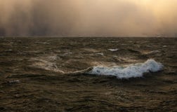 Storm on the fiord near Trondheim royalty free stock image Storm on the fiord near Trondheim royalty free stock image