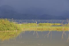 Stormy Weather At Lake Bosumtwe Stock Images Stormy Weather At Lake Bosumtwe Stock Images