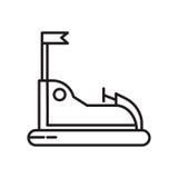 Stoß-Autoikonenvektorzeichen und -symbol lokalisiert auf weißem Hintergrund, Stoß-Autologokonzept stock abbildung Stoß-Autoikonenvektorzeichen und -symbol lokalisiert auf weißem Hintergrund, Stoß-Autologokonzept stock abbildung