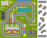 Strada del rinvio della corsa royalty illustrazione gratis Strada del rinvio della corsa royalty illustrazione gratis