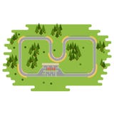 Strada del rinvio della corsa royalty illustrazione gratis Strada del rinvio della corsa royalty illustrazione gratis