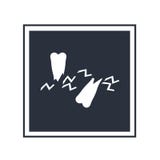 Strahl x des Knochenikonenvektorzeichens und -symbols lokalisiert auf weißem Hintergrund, X Strahl des Knochenlogokonzeptes vektor abbildung Strahl x des Knochenikonenvektorzeichens und -symbols lokalisiert auf weißem Hintergrund, X Strahl des Knochenlogokonzeptes vektor abbildung