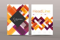 Straight lines geometric business report templates Royalty Free Stock Photo Straight lines geometric business report templates Royalty Free Stock Photo