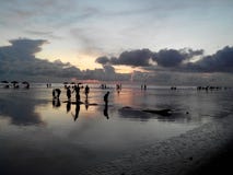 Strand Bangladesch CoxBazaar-Ozean-C stockfotografie Strand Bangladesch CoxBazaar-Ozean-C stockfotografie