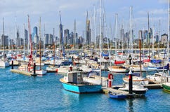 Strand för St Kilda i Melbourne arkivbilder Strand för St Kilda i Melbourne arkivbilder