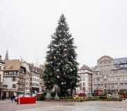 Strasbourg France après des attaques terroristes au marché de Noël photo libre de droits Strasbourg France après des attaques terroristes au marché de Noël photo libre de droits