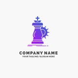 strategia, scacchi, cavallo, cavaliere, affare porpora Logo Template di successo Posto per il Tagline illustrazione vettoriale strategia, scacchi, cavallo, cavaliere, affare porpora Logo Template di successo Posto per il Tagline illustrazione vettoriale