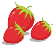 Cartoon strawberries stock vector. Illustration of cartoon - 15315514