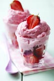 Strawberry Ice Cream Stock Photography Strawberry Ice Cream Stock Photography