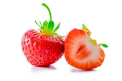 Strawberry isolated on white. Stock Images Strawberry isolated on white. Stock Images