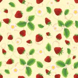 Strawberry with leaves and flowers Stock Photo Strawberry with leaves and flowers Stock Photo
