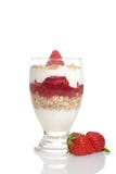 Strawberry parfait with berries Royalty Free Stock Photo Strawberry parfait with berries Royalty Free Stock Photo