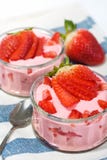 Strawberry Yogurt Royalty Free Stock Image
