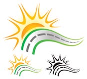 Straße Sun-Logo Straße Sun-Logo