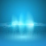 Stream of binary code with a circuit board vector illustration Stream of binary code with a circuit board vector illustration
