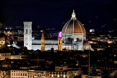 Street architecture of Florence, city landscapes III