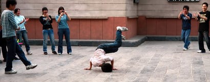 Street Dance In China Royalty Free Stock Image