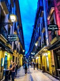Pintxo street on San Sebastián royalty free stock photography Pintxo street on San Sebastián royalty free stock photography