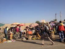 Street market, N'Djamena, Chad
