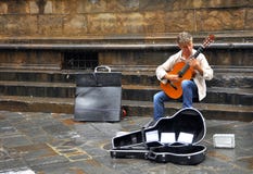 Street Musician In Italy Royalty Free Stock Images Street Musician In Italy Royalty Free Stock Images