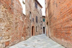Street Of Montepulciano, Tuscany Royalty Free Stock Image