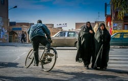 Street scene in Yazd royalty free stock images Street scene in Yazd royalty free stock images