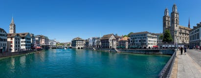 Street View of Downtown Zurich, Switzerland stock photos Street View of Downtown Zurich, Switzerland stock photos