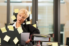 Stress Im Büro - Multitasking Royalty Free Stock Photo Stress Im Büro - Multitasking Royalty Free Stock Photo