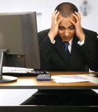 Stressed Out Employee Royalty Free Stock Image Stressed Out Employee Royalty Free Stock Image