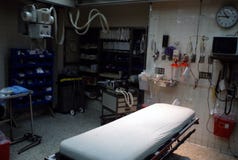 A hospital trauma room stock photography A hospital trauma room stock photography