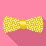 Striped значок бабочки золота, плоский стиль бесплатная иллюстрация Striped значок бабочки золота, плоский стиль бесплатная иллюстрация